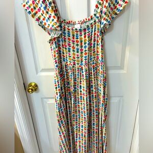 Hanna anderson women flutter cotton gauze dress